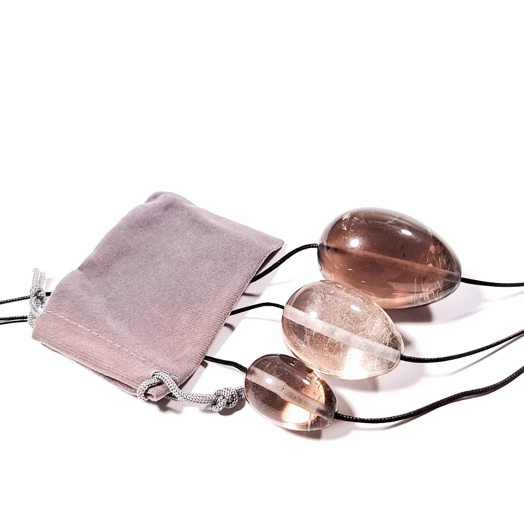 2023 Mass Production Natural Rose Quartz Yoni Eggs Yoni Egg Kegel Gift