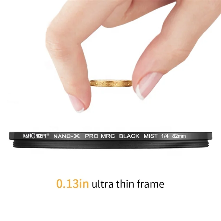 K&F Concept 1/4 black mist filter 67 mm optical glass waterproof lens