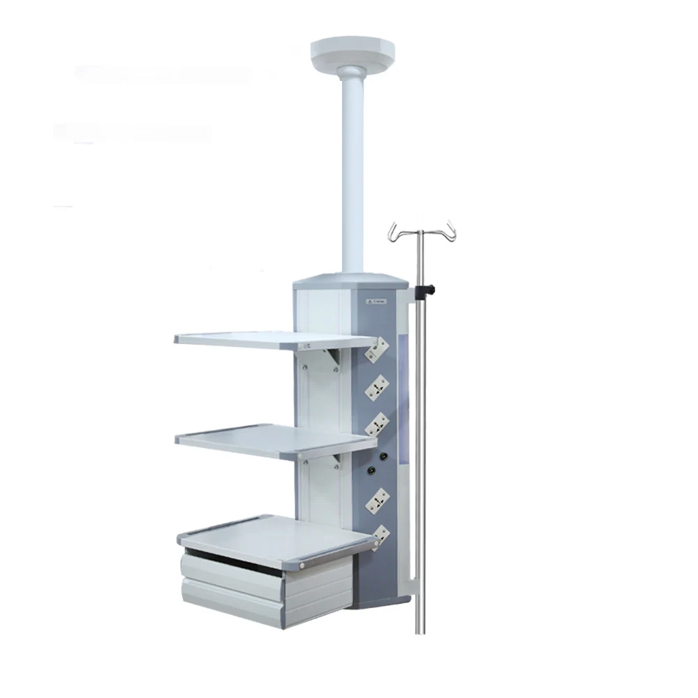 MEDICAL Double Arms Ceiling Medical Pendant Equipment Surgical Room Operation Theatre Steel Electric ICU Standard Gas Pendant