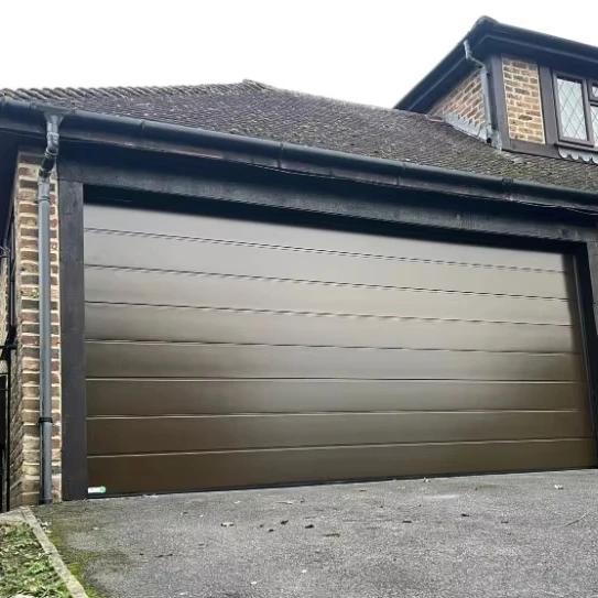 Prima Automatic Electric Rolling Exterior Aluminum Alloy Full View Double Glass Commercial Sectional Door Garage