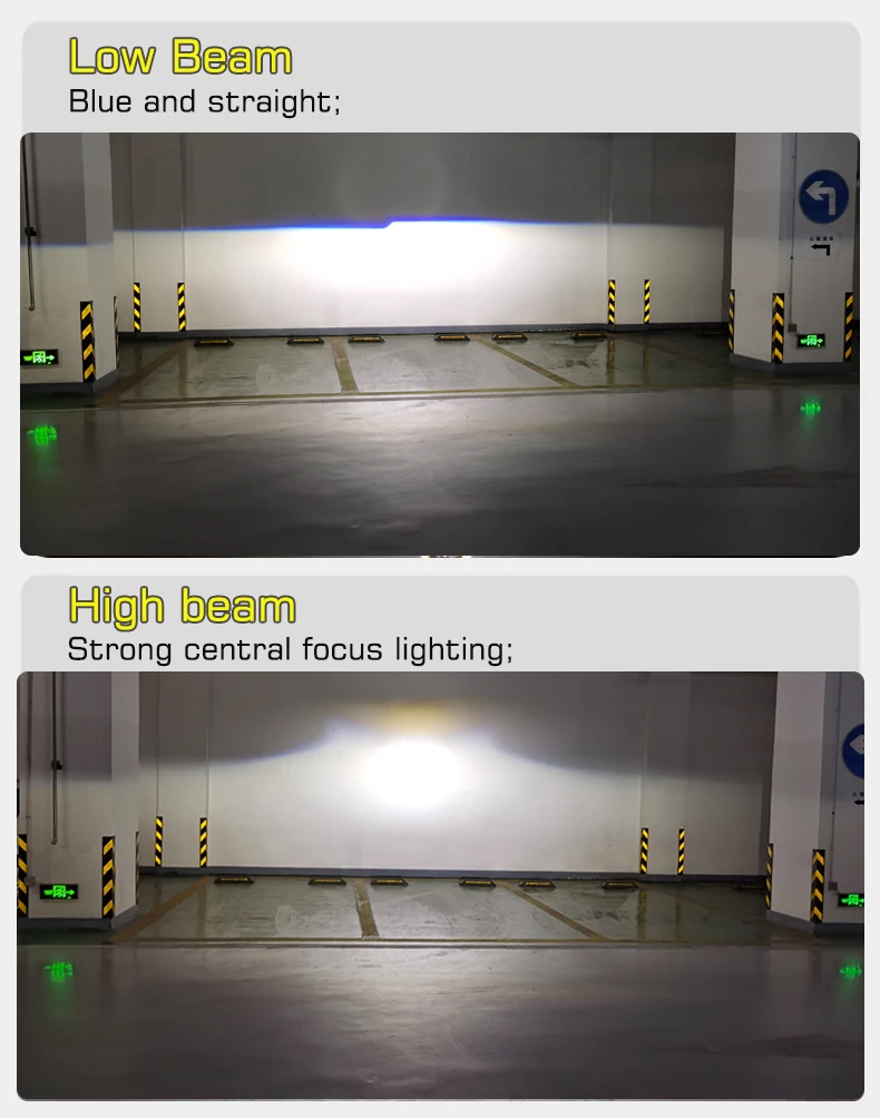 Bright bi led projector lens 3.0 non-destructive installation 12&24V H7 H4 9005 bi-led