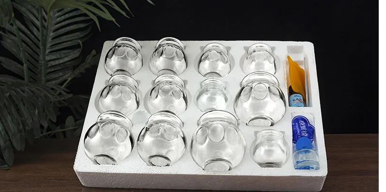 Multi-size Selection Vacuum Massage Tradition Fire Glass Cupping