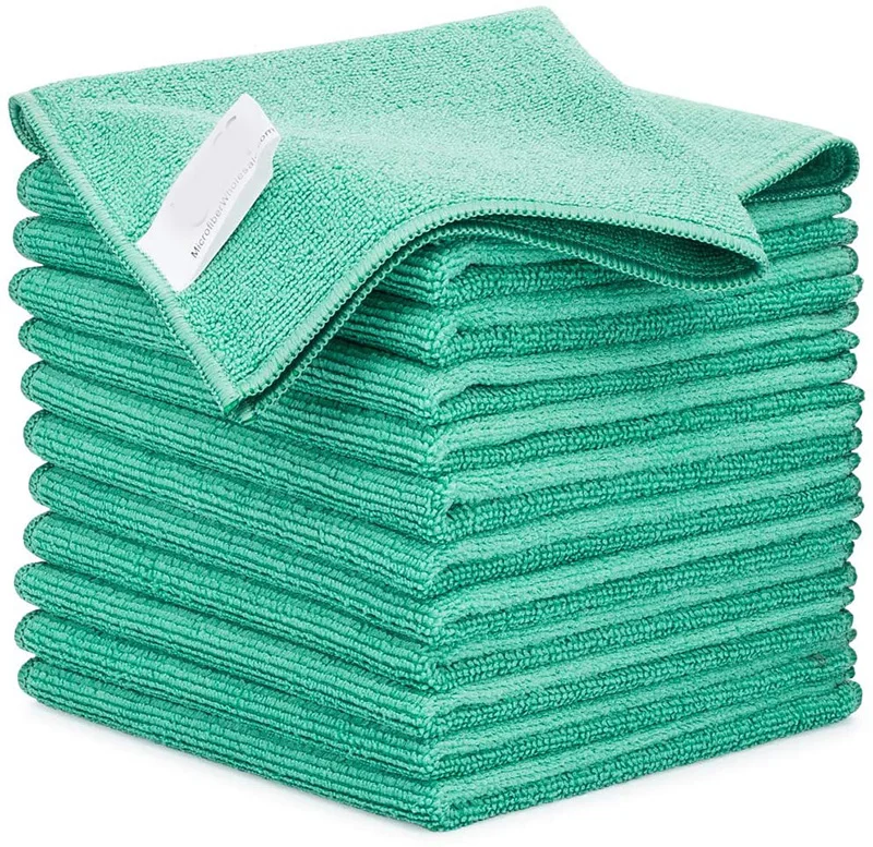 Microfiber 16*16 inches auto car detailing care wash cloth kitchen cleaning microfiber towel