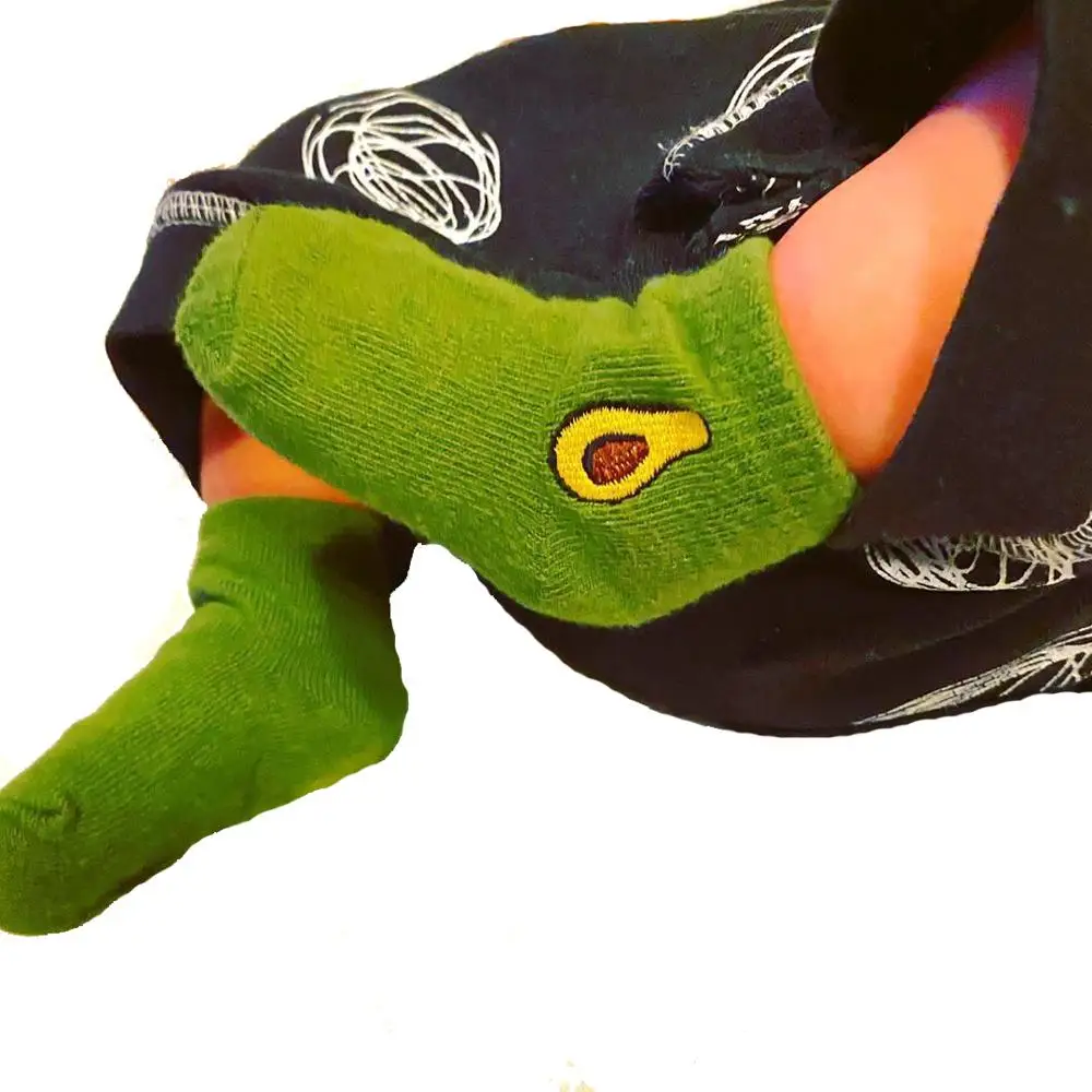 Custom Color Size Soft Hand Feeling Healthy Material Funny infant bamboo baby socks