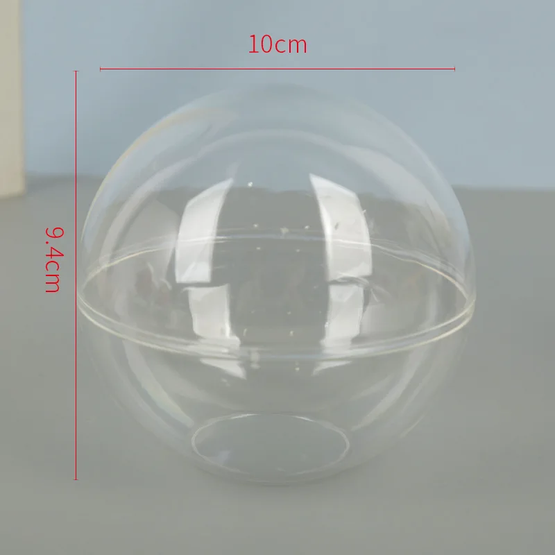 Acrylic Sphere Clear Hollow Spheres Large Plastic Ball Transparent decorating perpetual flower hanging ball