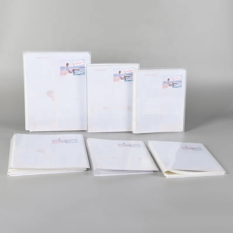 Custom Clear Flexible Photo Album Holds 48  Photos 4x6 Inches with Protective Poly Case/Space removable Album