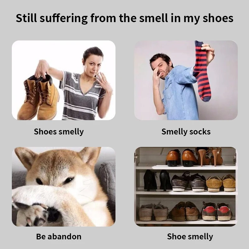 Shoe Socks Smell Remover Refresher Sneaker Footwear Deodorizer Spray Aerosol 4oz