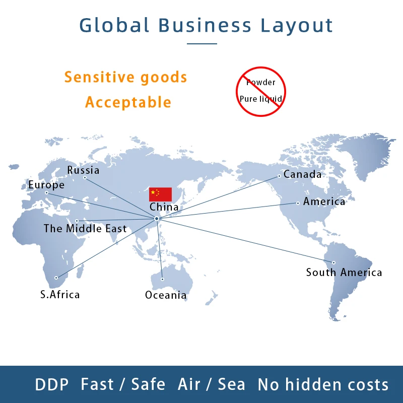 DDP Air Shipping Freight Forwarder Logistics Services Private Agent Shipping Forward Agent From China to USA saudi arabia UAE UK