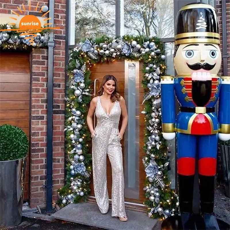 Giant Christmas Nutcracker Soldier Commercial-Grade Nutcracker Decoration for the Holiday Season