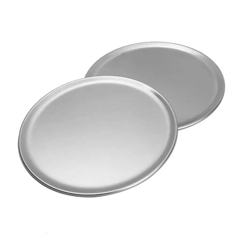Pizza Baking Pan  plate Stainless Steel Pizza Pan 18 Inch Round Pizza Tray Baking Sheet  Nonstick