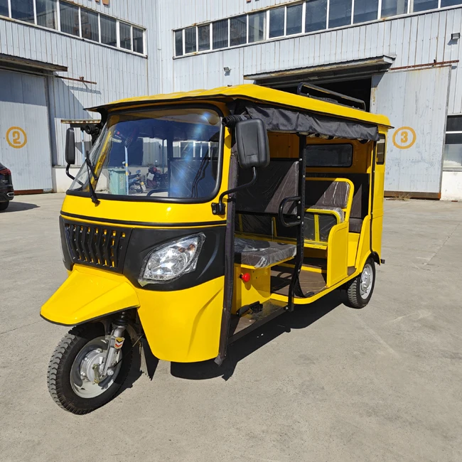 Three wheeled tuk tuk cab for sale electric tricycle China factory stock short lead time