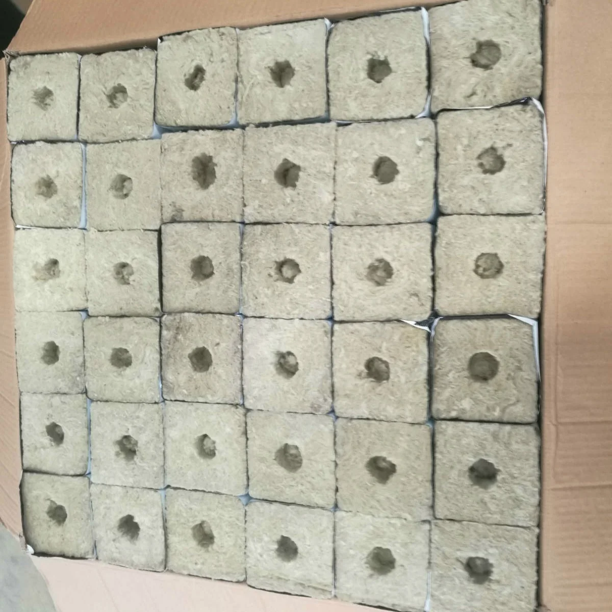 Rock wool Cubes Grow Cubes for Hydroponics Cuttings Cloning Plant Propagation 6 inch