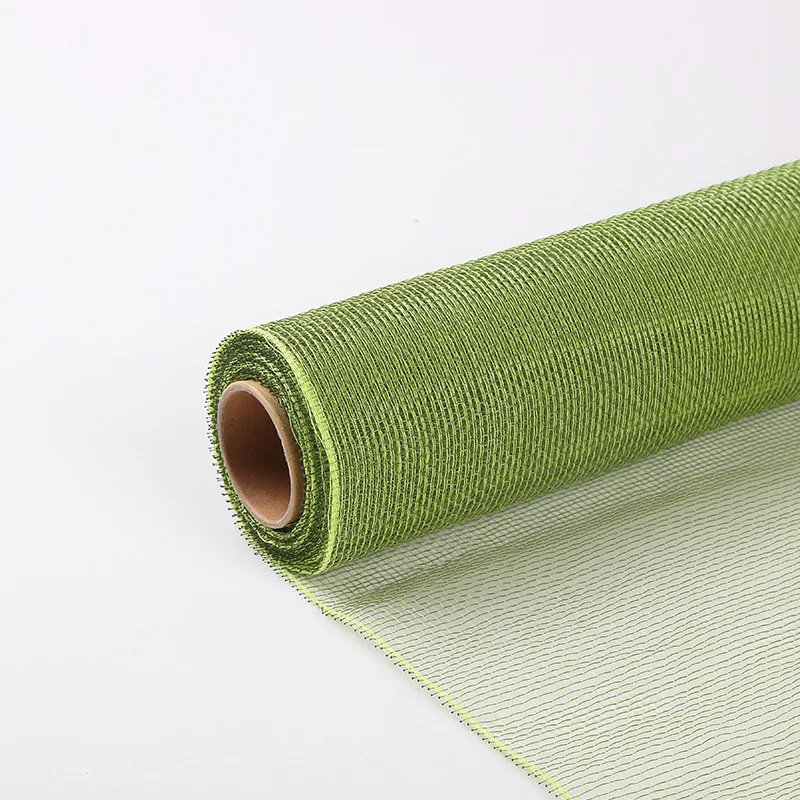 Factory Direct Sale Custom Size Deco Gift Wrapping Cheap Flower Rolls Mesh 21 Inch Deco Mesh