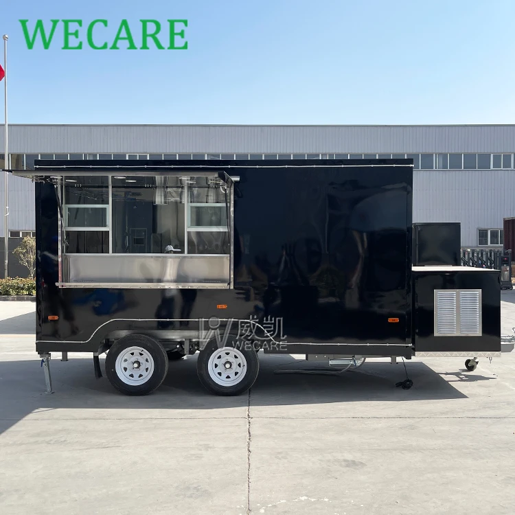 WECARE уличный бургер фастфуд автомобиль креп хот-дог кофе трейлер Remolque De Comida фургон для еды мобильный