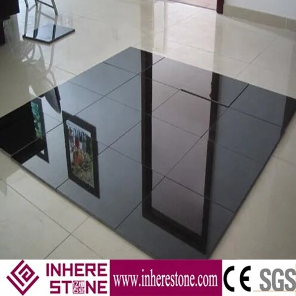 high polished jet black granite price in india