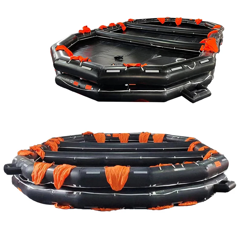 Highly recommended factory direct sale price HAF-K open reversible inflatable liferaft hot sale
