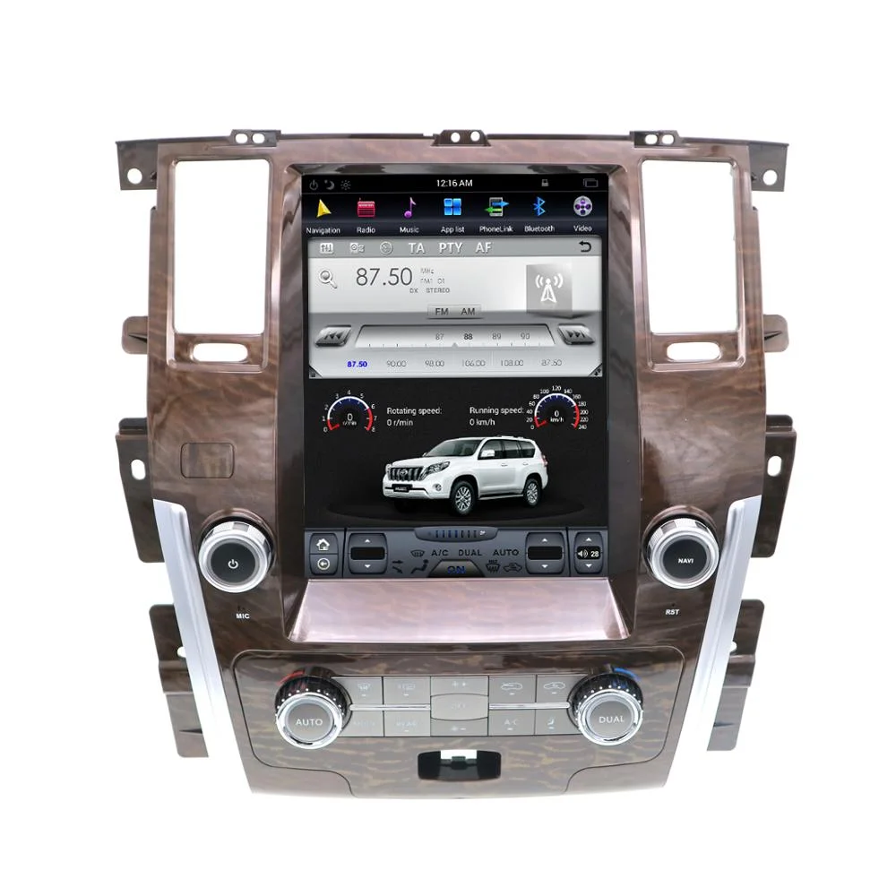 New Android 9.0 Car Stereo DVD Player For Nissan Patrol 2010-2021 Infiniti QX56/QX80 2013-2021 with IPS Carplay Wifi BT