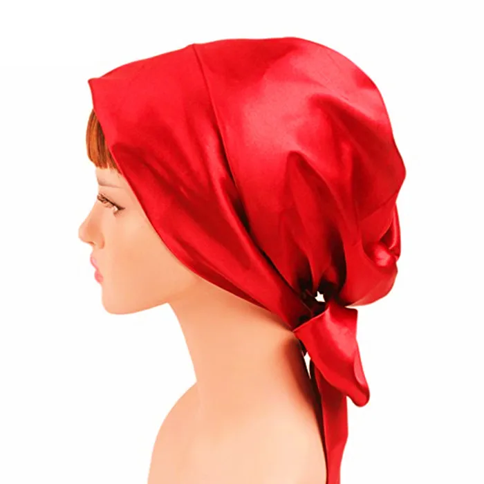 100% mulberry Silk Square Solid Color All Silk Scarf pure silk headscarf