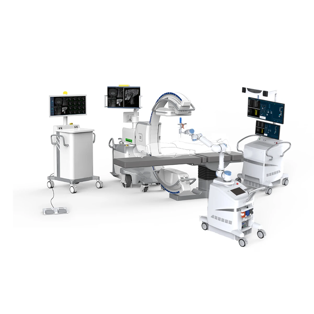 Medical Mobile 5kW HF Digital 3D C arm X Ray Machine for Orthopedics Surgery
