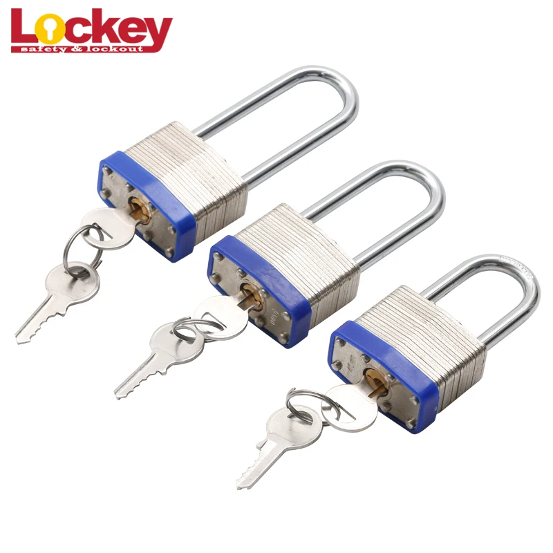 Heavy Duty 63mm Long Shackle Weatherproof Laminated Safety Padlock