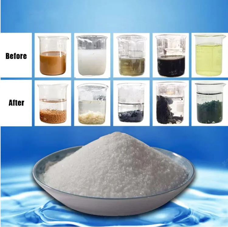 Factory supply white powder polymer anionic cationic nonionic polyacrylamide stone material cutting water treatment chemical pam