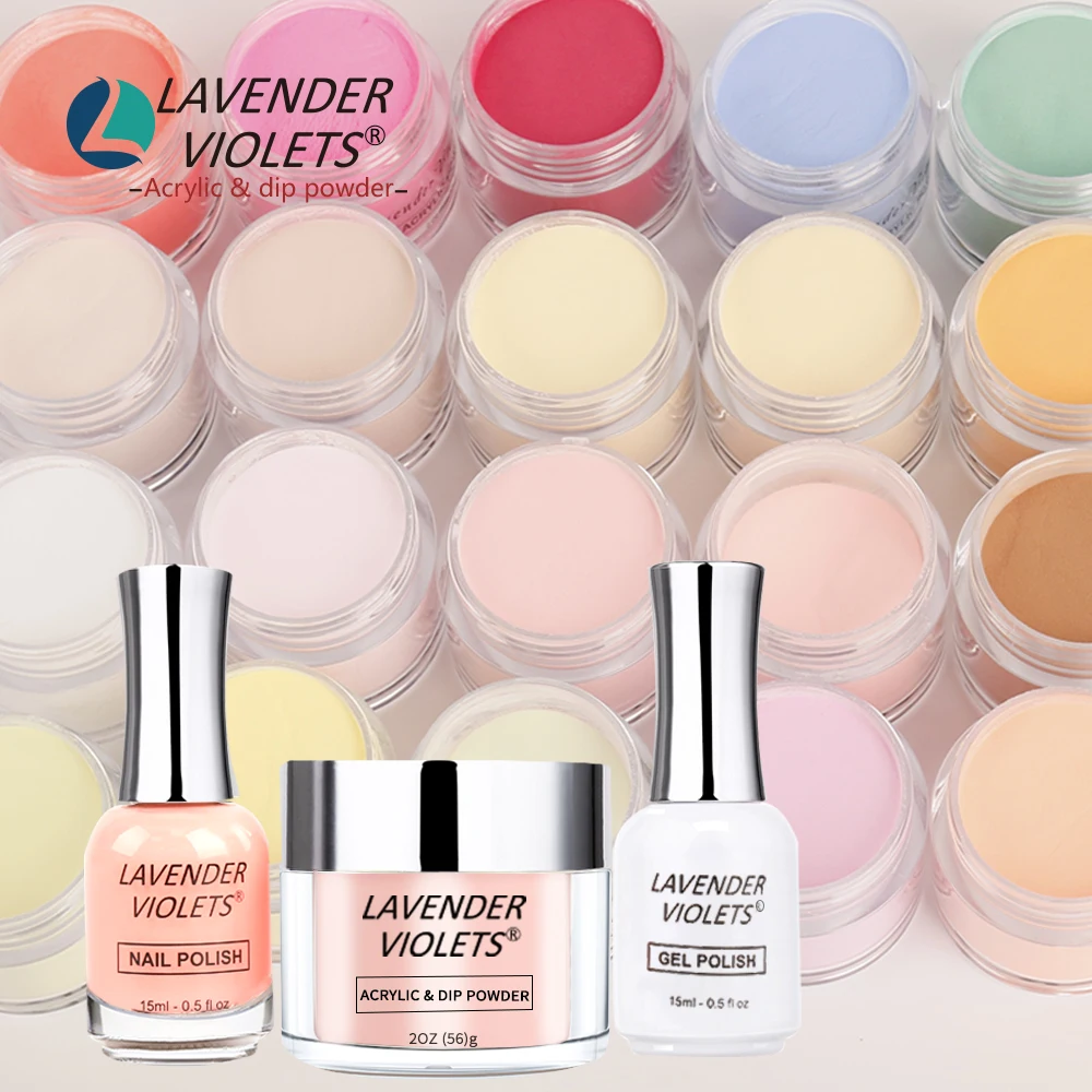 Factory Wholesale Custom private Label 3 in 1 Acrylic Dipping Powder Dip Nail Acrylic Powder 3000 colors