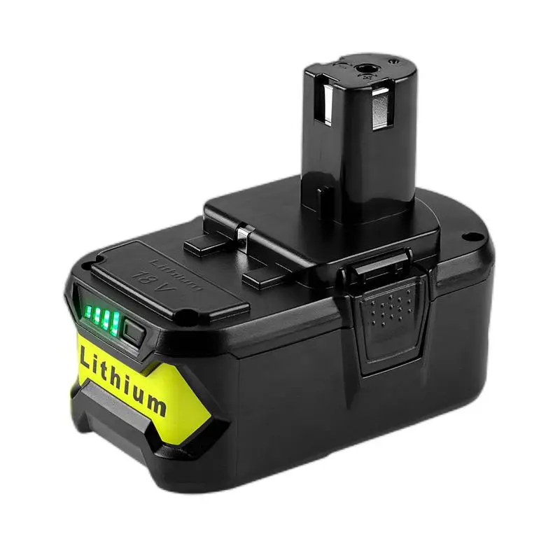Replacement For Ryobi 18V Battery 5000mAh 5Ah For Power Tool Cordless Drill P108 P104 Lithium Ion Battery Pack