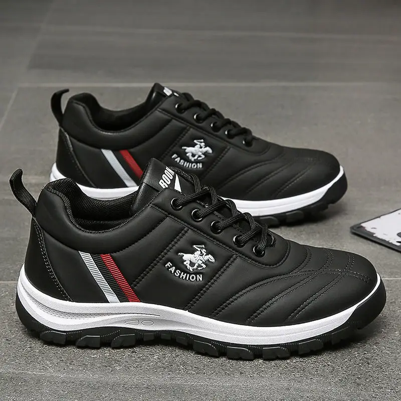 Лидер продаж, гарантированное качество, массивная офисная Нескользящая Искусственная ПУ мужская повседневная обувь