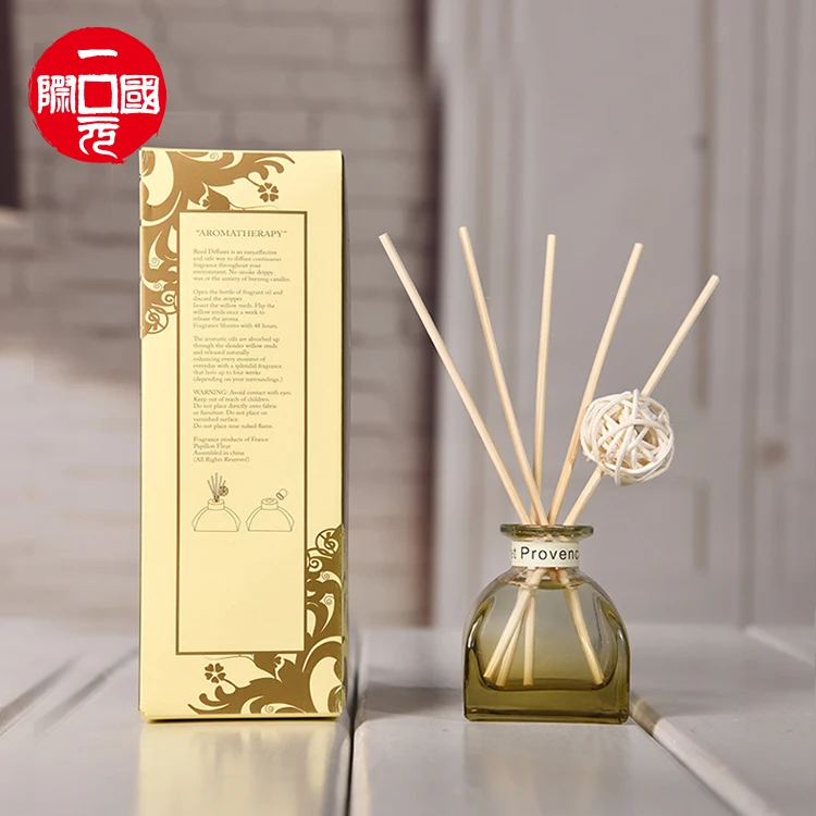 
Wholesale Luxury Custom Glass Bottle Aromatic Essential Oil Scent Stick Reed Diffuser 