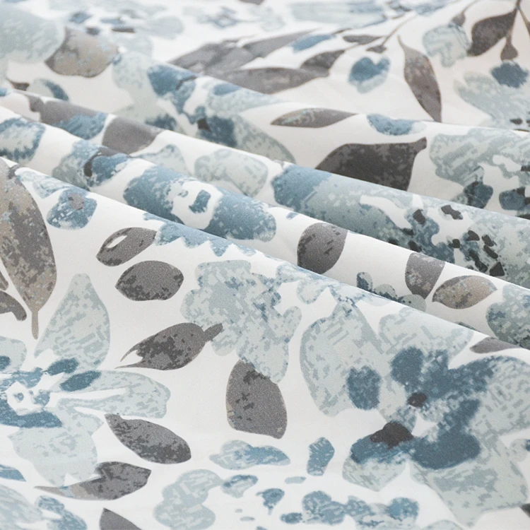 Custom Floral Soft Digital Print 3pcs Pillow Case And Comforter Duvet Cover Sets