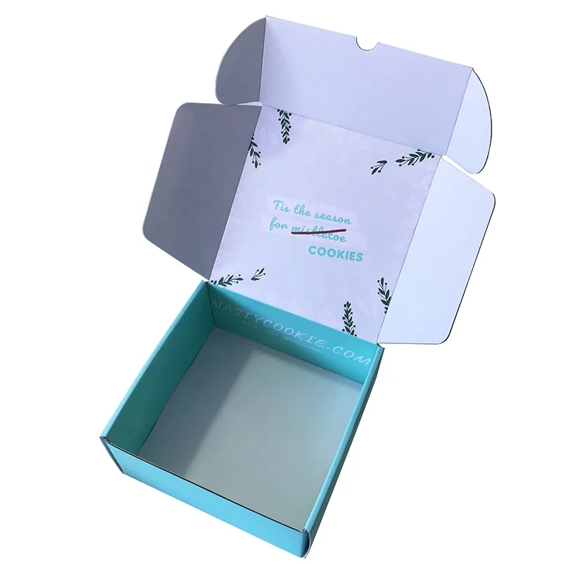 High quality exquisite custom cardboard cookies packaging box for delicious food