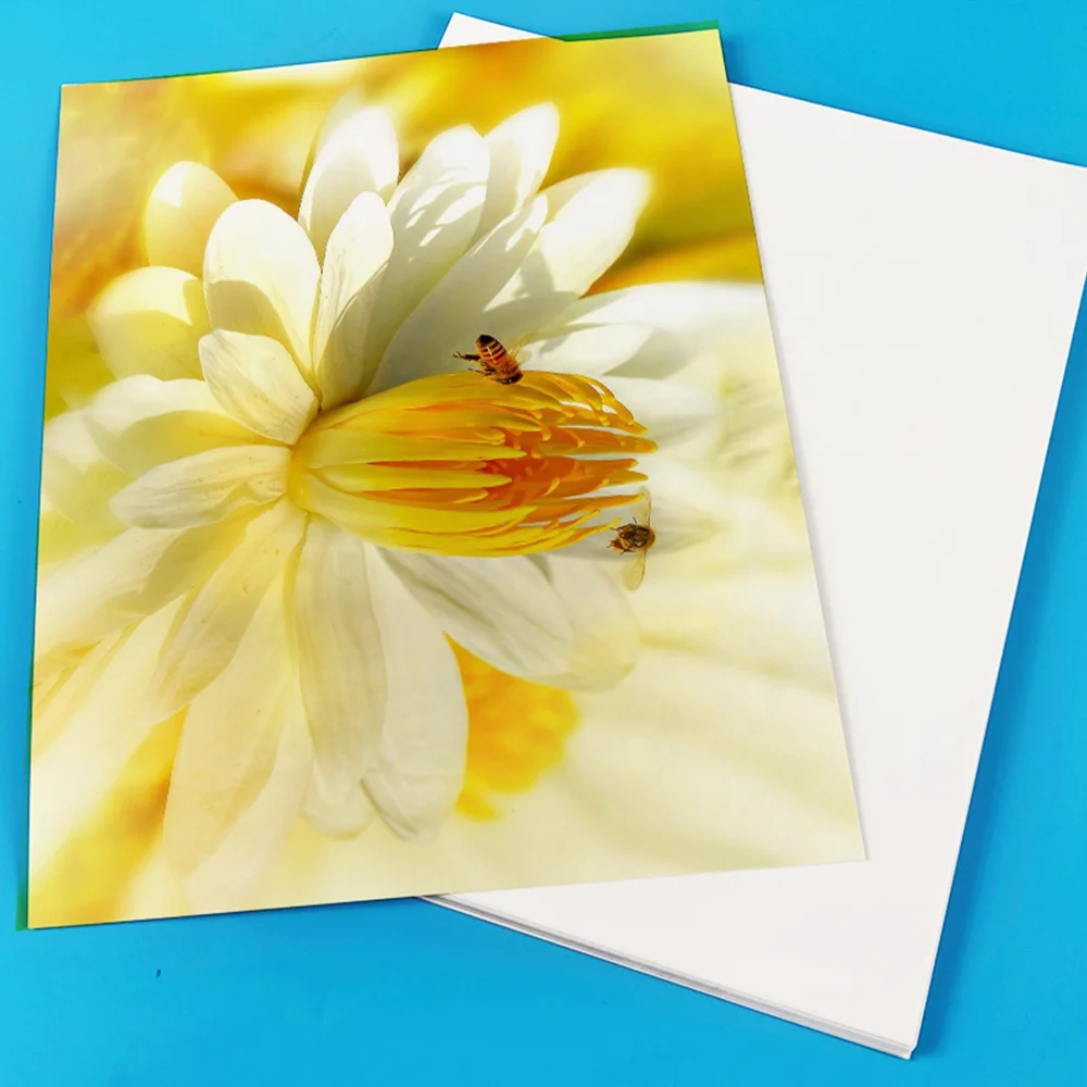 Professional Crystal Code Transparent Labels Pvc Waterproof Sheet Clear Vinyl Sticker Paper For Inkjet Printer