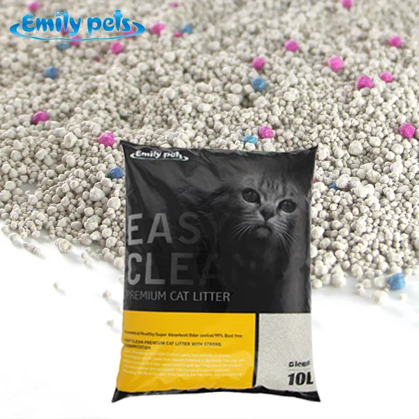 PY-PETS PUYUAN Clay Cat litter factory easy to clean toilet sand Made in China Arena para gatos