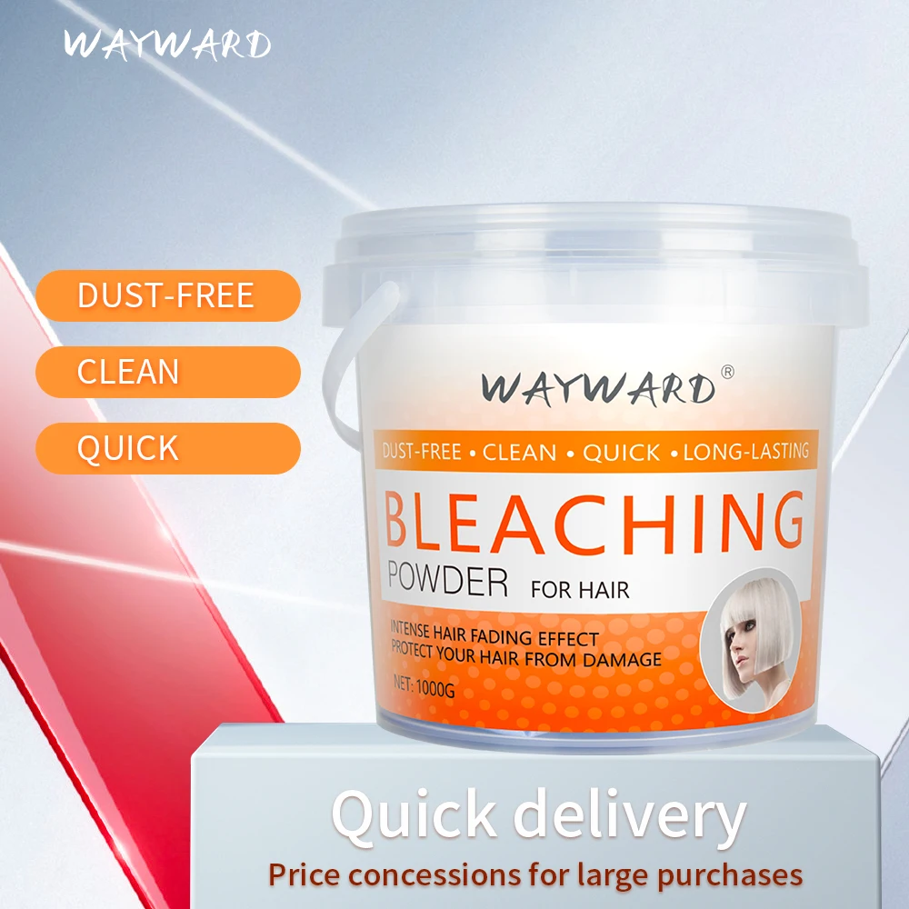 High Quality Dust Free Fast Fade Bleach Color 9 Level Ammonia Free Professional Permanent Hair Bleaching Powder