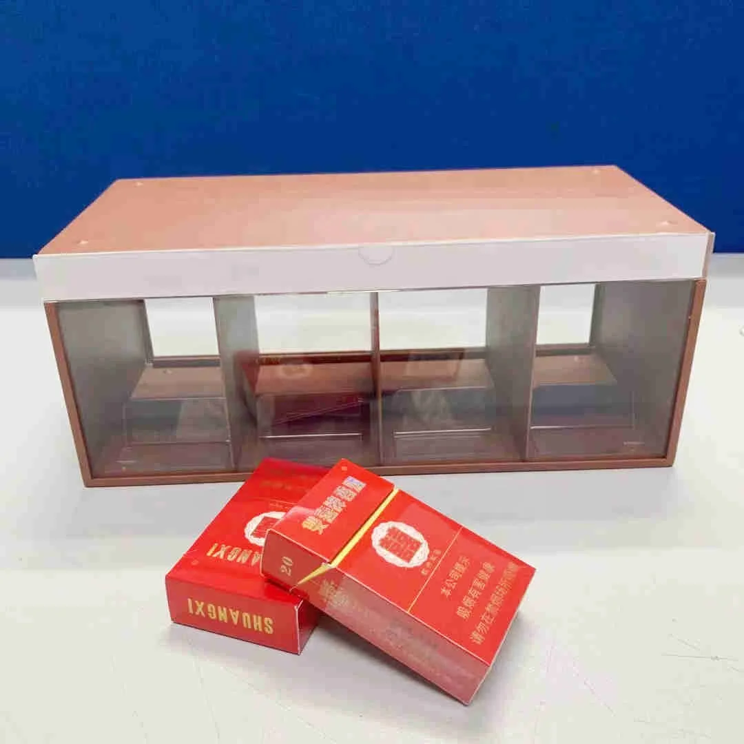 EXCEL Cigarettes Capacity Carton Tabletop Stand Tobacco Display Case Retail 40 Packs 20+years Display Racks Acrylic /metal