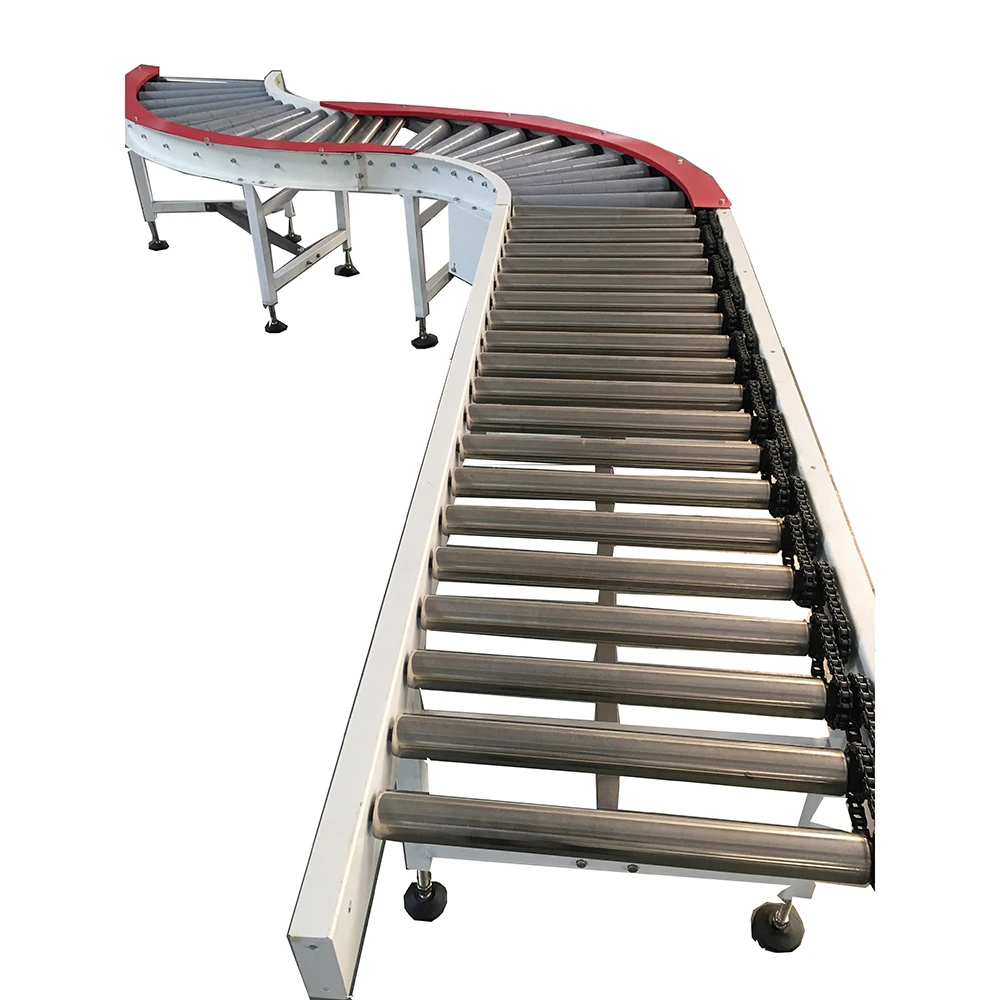 heavy duty galvanized drum automated roller conveyor motorized conveyor with speed adjustable