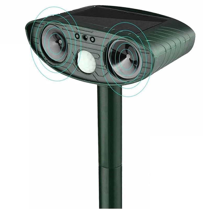 motion solar ultrasonic animal cat dog bird snake Animal Repeller , Bird Ultrasonic Animal Repellent mole repellent