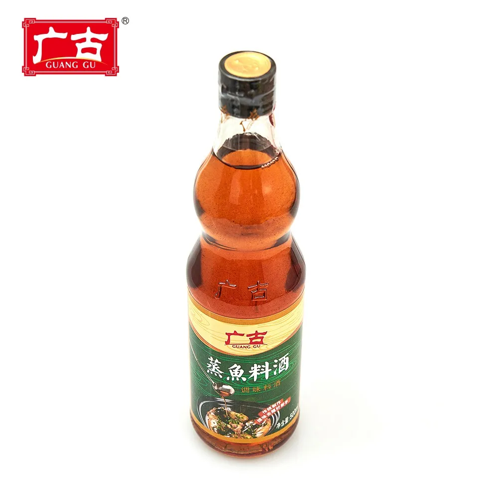 Китайское желтое рисовое вино Shaoxing, рисовое вино высокого качества, Высококачественная стеклянная бутылка 500 мл