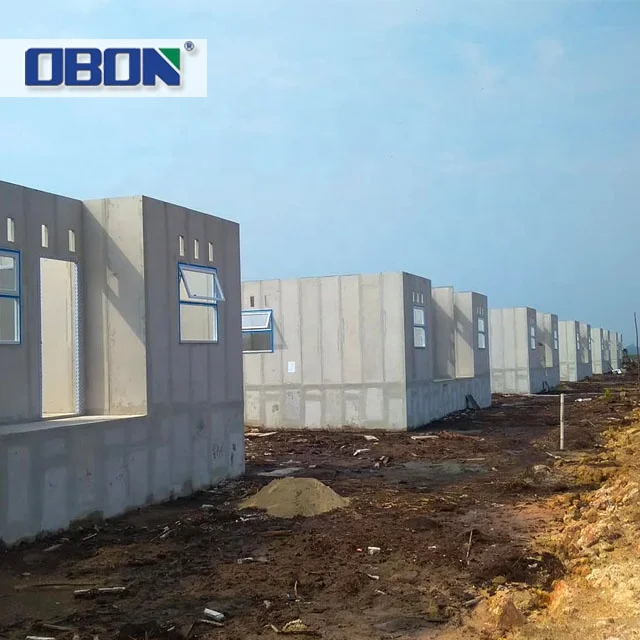 OBON Heat Insulation Eps Cement Concrete Sandwich Styrofoam Wall Panels Floor Board For Prefab Houses
