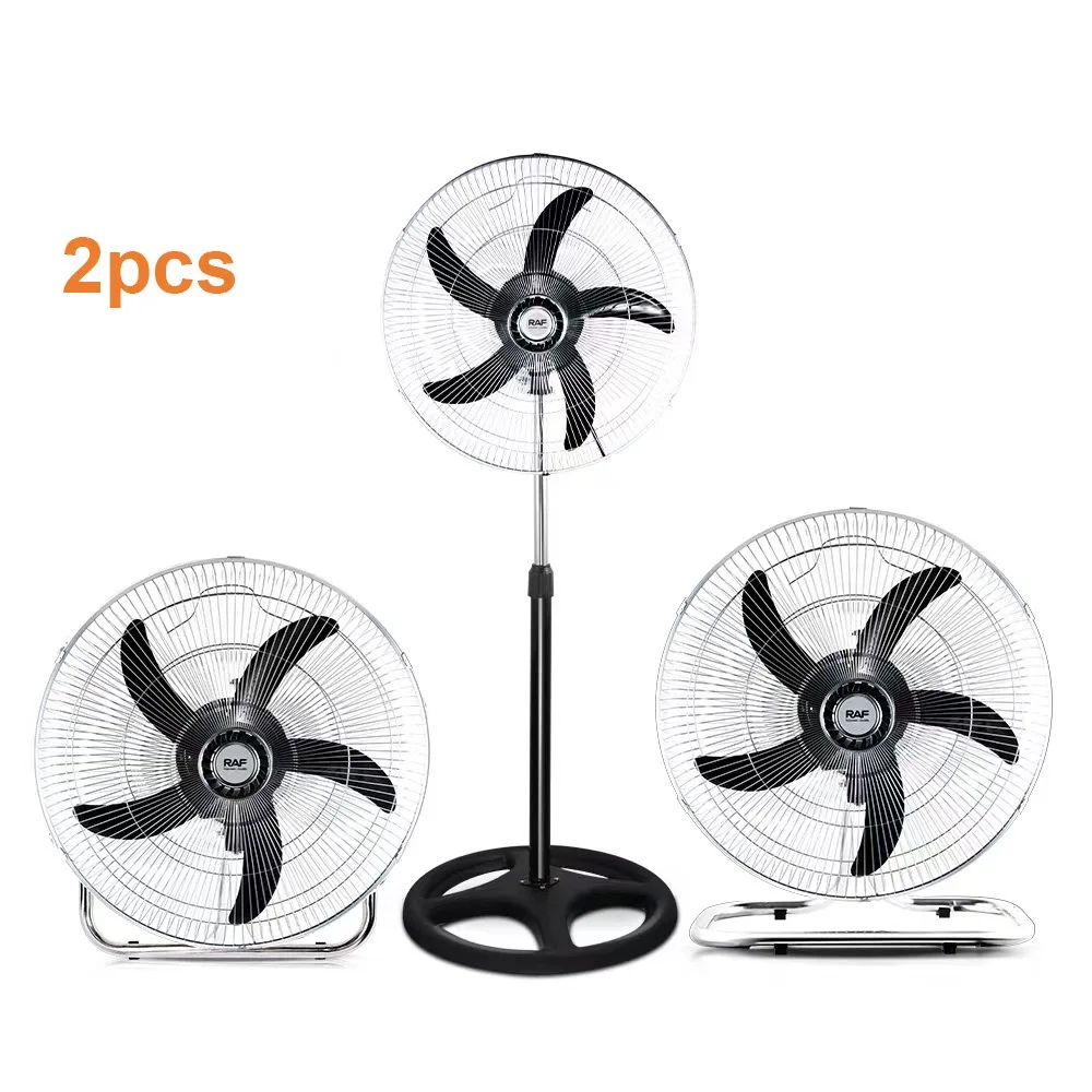RAF Mini Portable Adjustable Low Noise Easy to Install Electric Standing Pedestal Fan for Table Floor