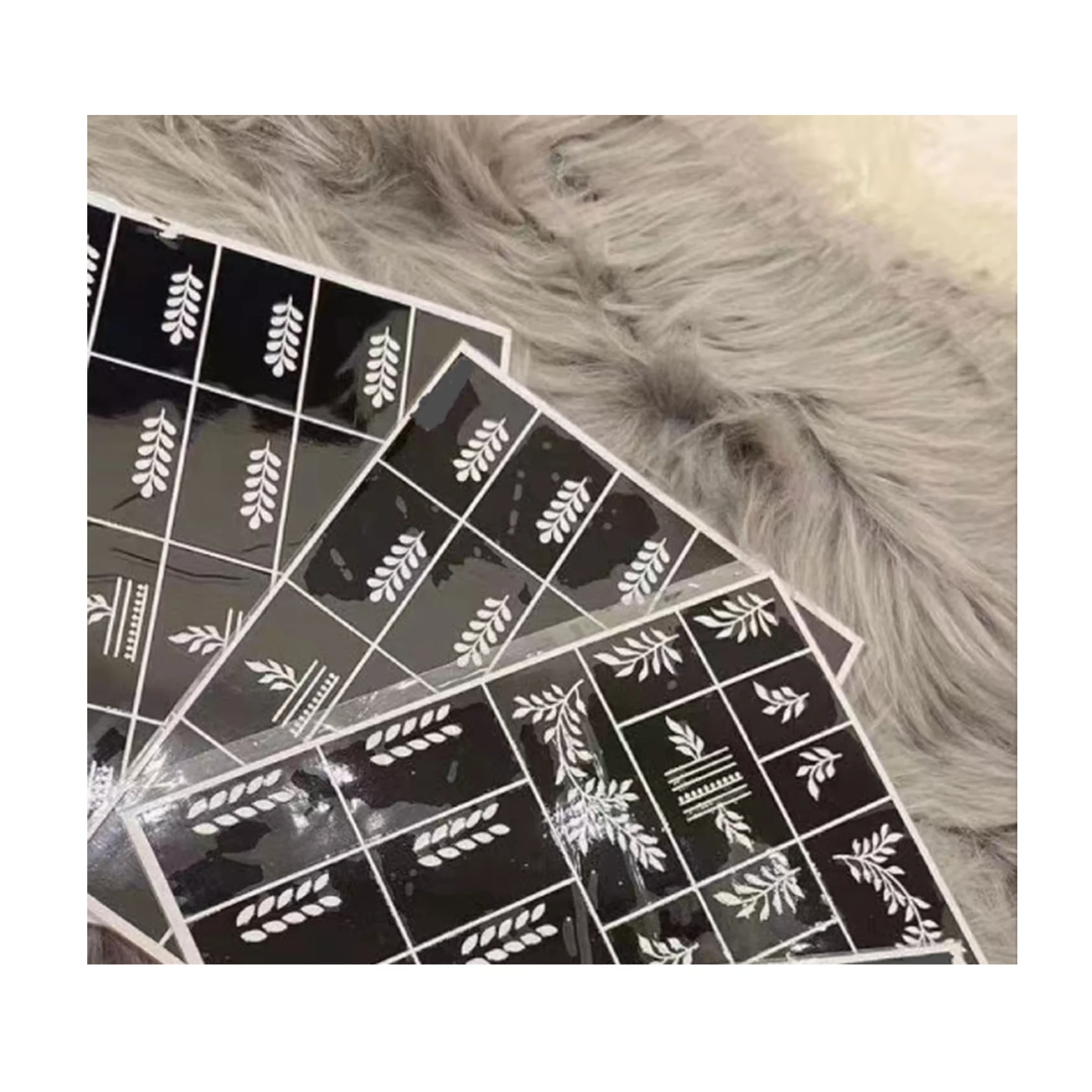 Durable Sweat-resistant Body Hollow-out Spray Painting Tattoo Template Finger Henna Tattoo Stencil