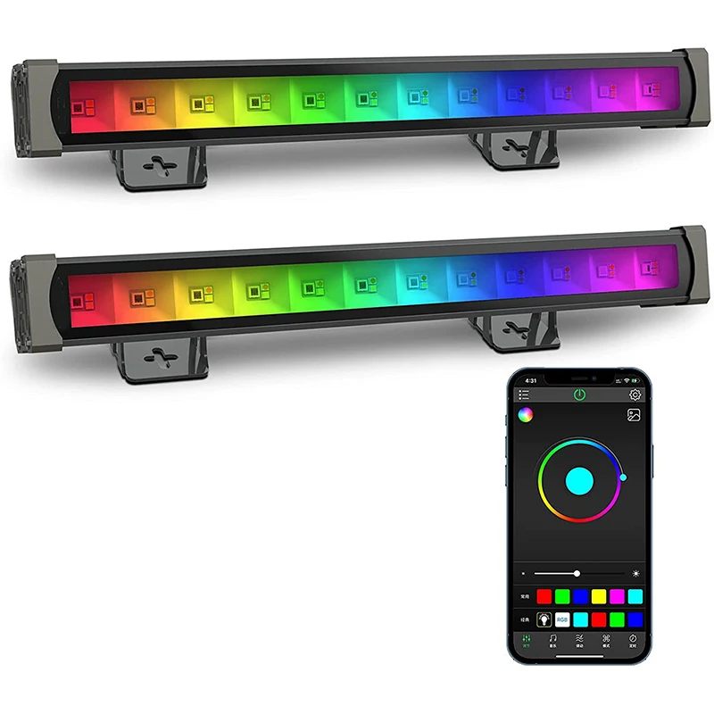 Умный светодиодный RGB-светильник настенное освещение с управлением через приложение меняющее цвет для