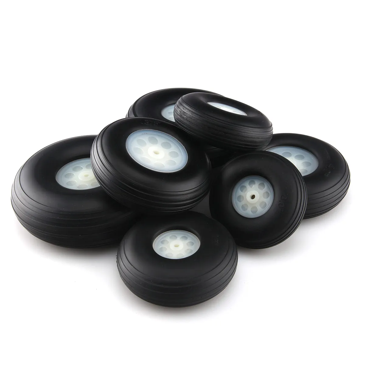 rubber foam wheels rc Airplane toy