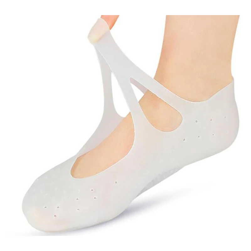 Soft gel Moisturizing Sock foot care foot pads Protector silicon heel gel socks For Pain Relief
