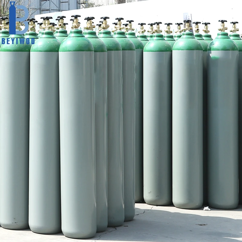 ISO standard Welding Cylinder Tank  50L 60L 200bar nitrogen gas cylinder with QF-2 valve