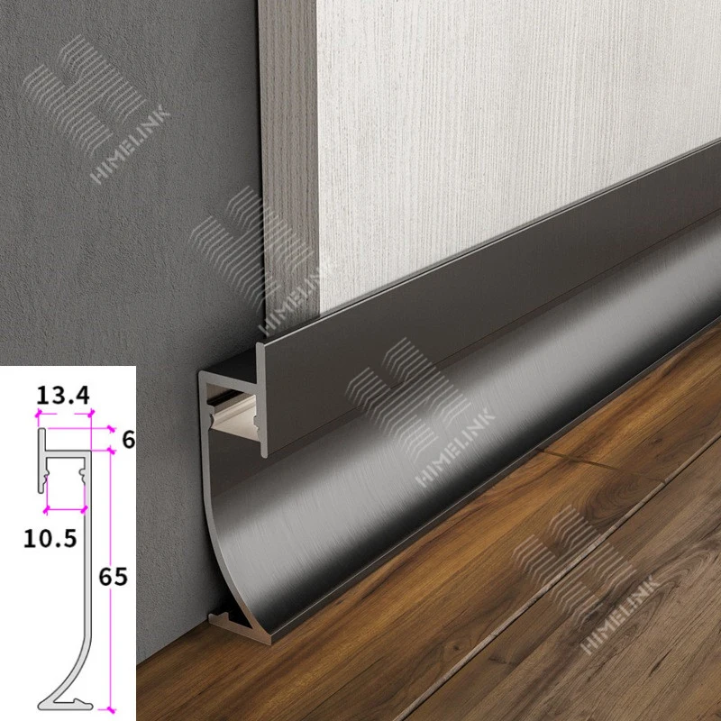 U shape led aluminum strip With spots free led light aluminum profile for Surface mount Extruded aluminum profile