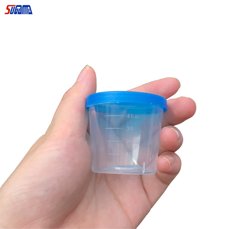 china factory medical disposable vacuum stool container urine testing sample cup