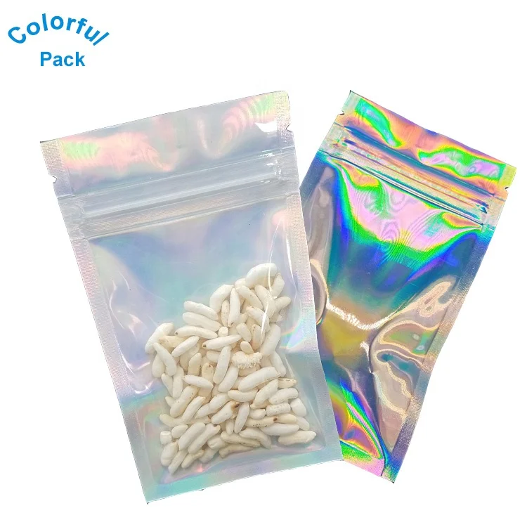 Custom Printed Recyclable PET Stand-Up Pouch Mylar Smell Proof Gummy Bear Reusable Zip Lock Packaging Heat Sealed for Sugars
