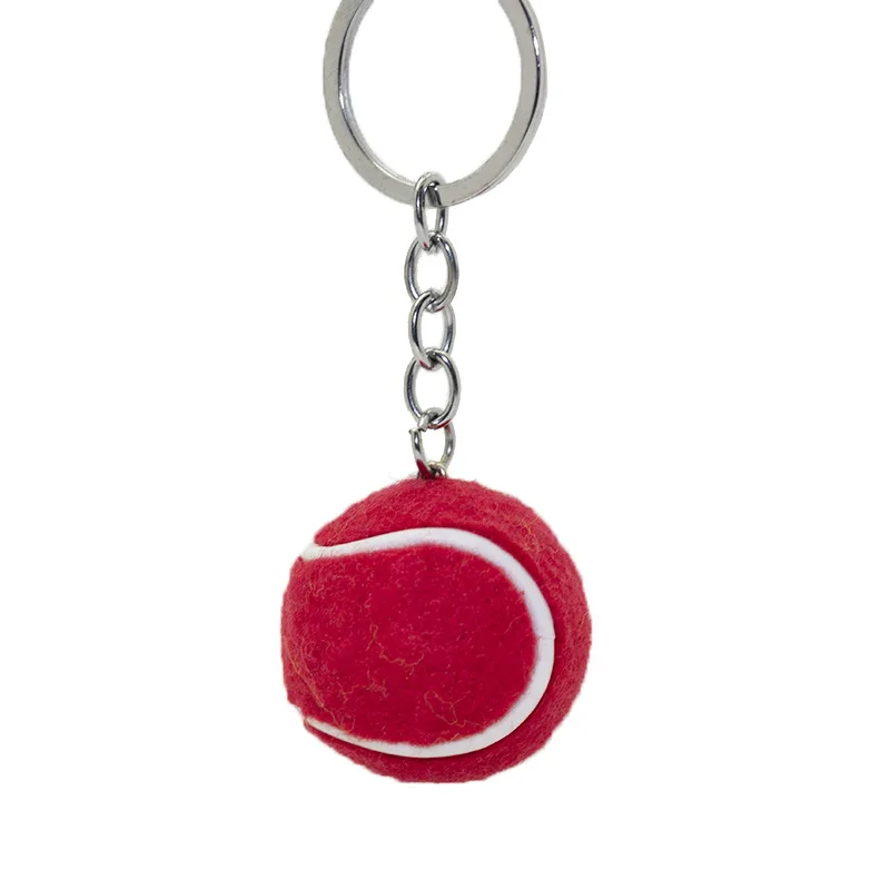Mini Tennis Ball Keychain Key Cell Phone Ornament Tennis Souvenir