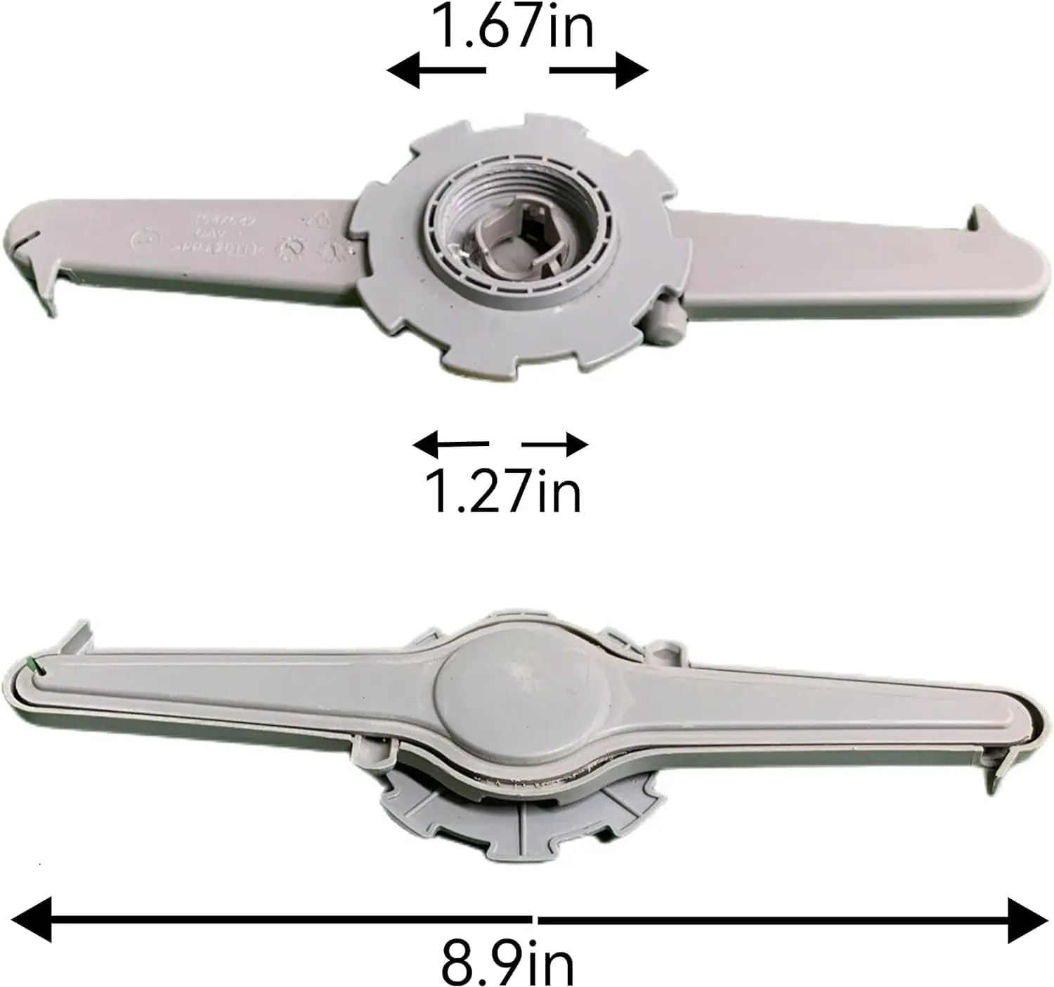 5304506516 154754502 Dishwasher Upper Spray Arm Assembly Replaces AP6036336 4456334 PS11770483